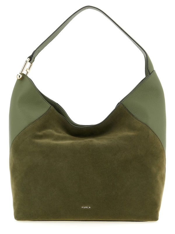 Furla Lara Large Shoulder Bag - Green