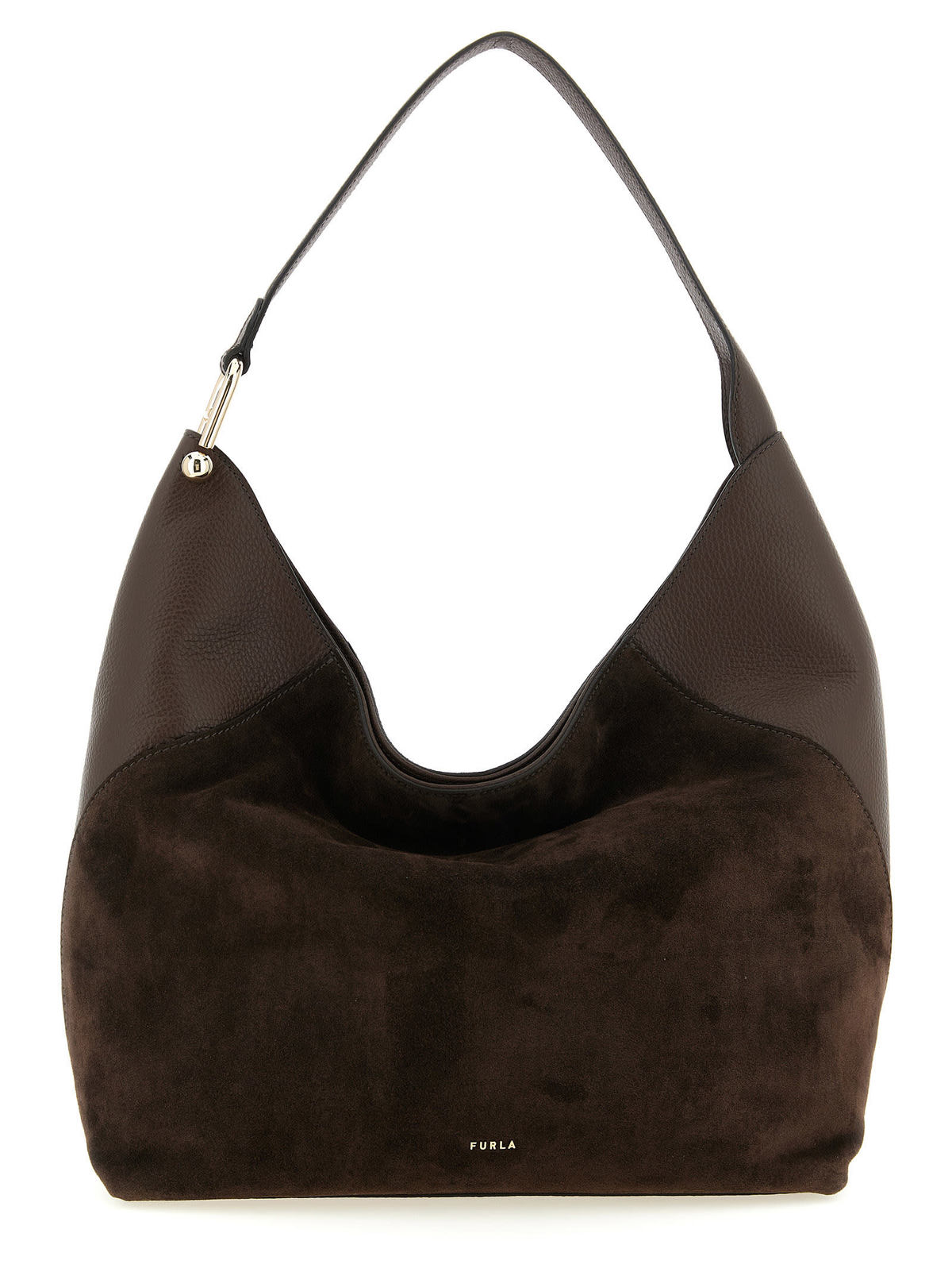 Furla Lara Large Shoulder Bag - Brown - Image 1 of 4