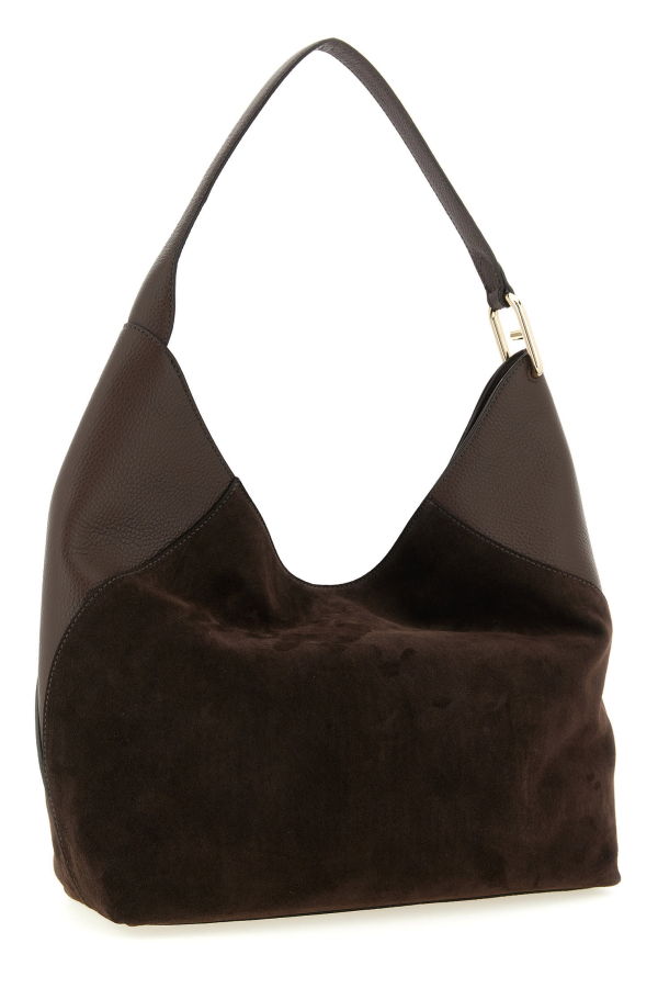 Furla Lara Large Shoulder Bag - Brown