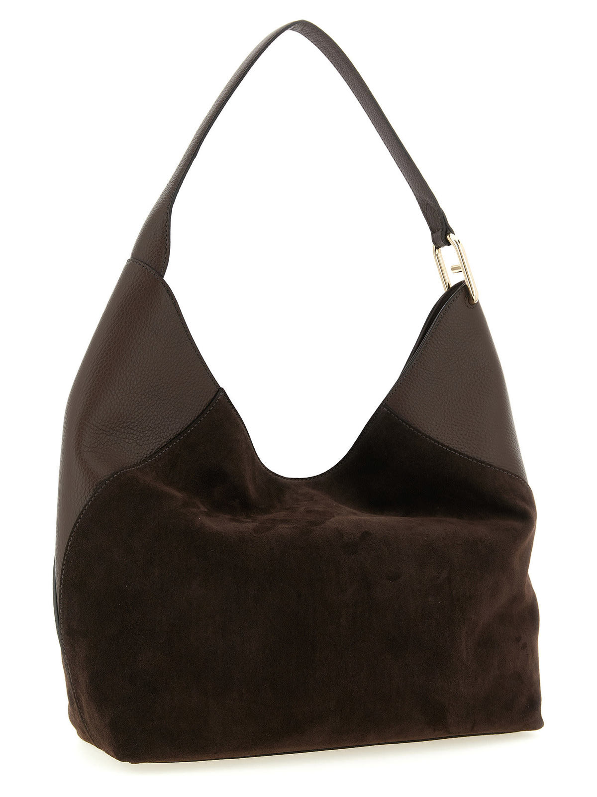 Furla Lara Large Shoulder Bag - Brown - Image 2 of 4