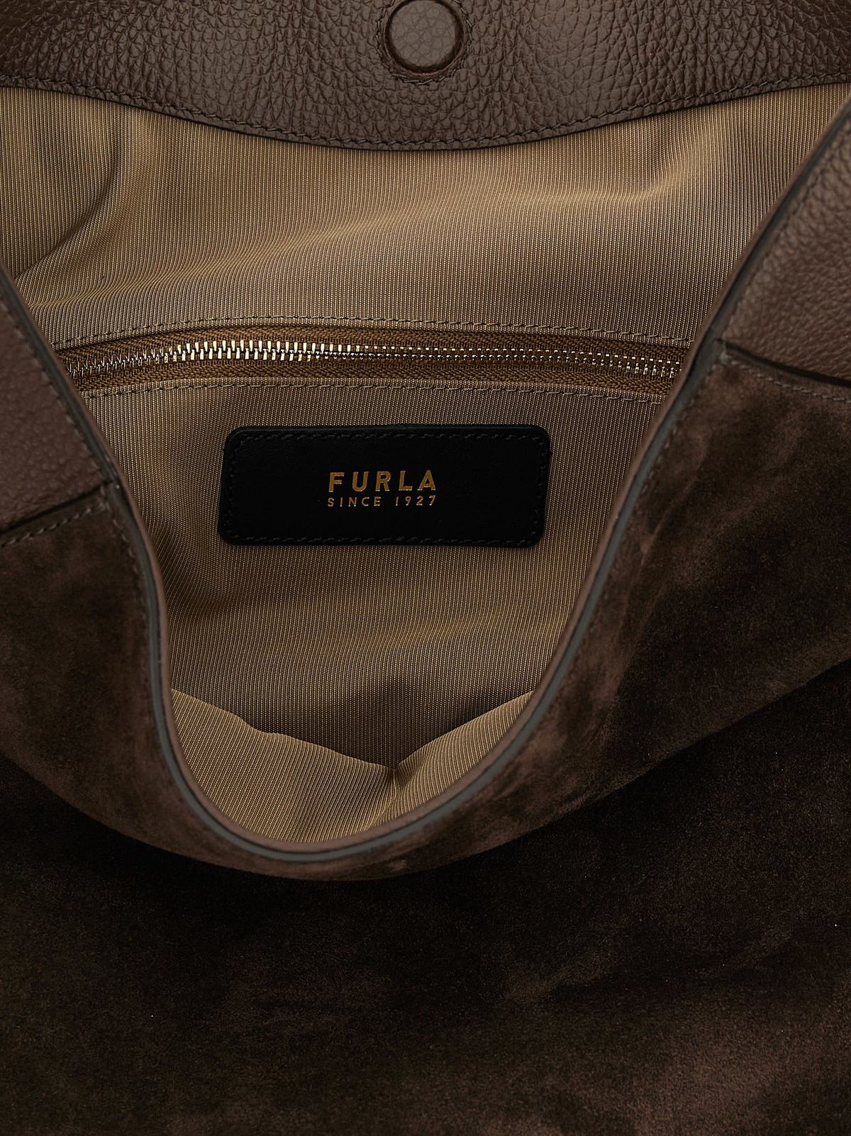 Furla Lara Large Shoulder Bag - Brown - Image 4 of 4