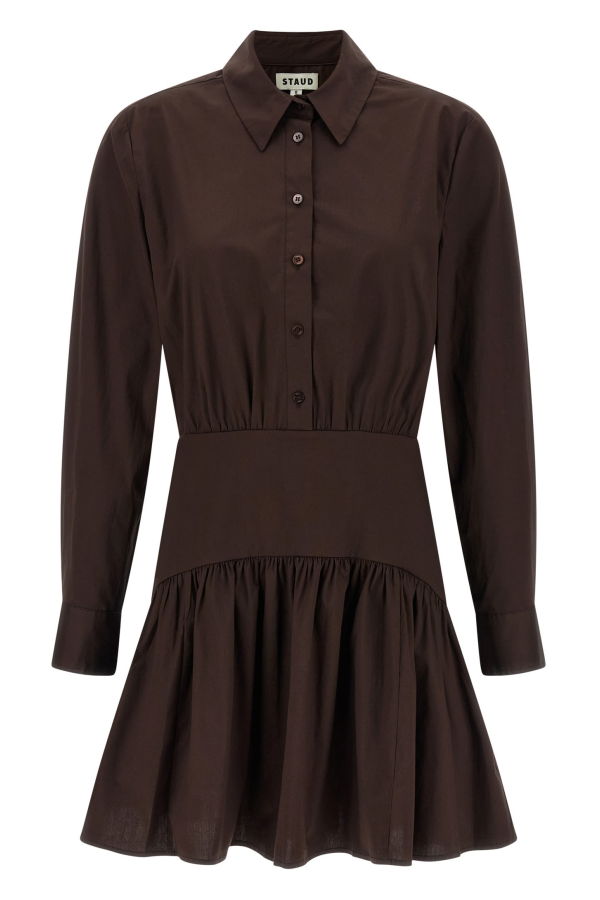 Staud Rocco Dress - Brown