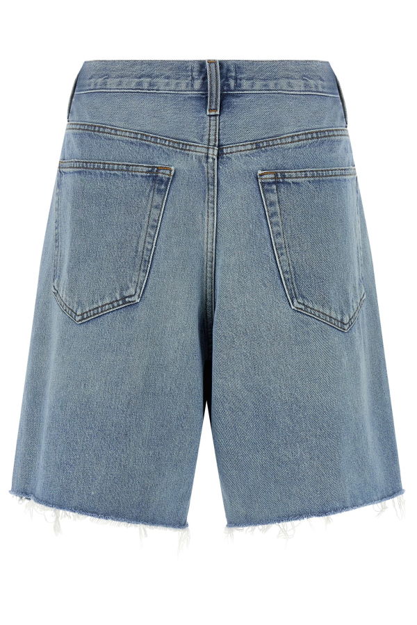 AGOLDE Indra Bermuda Shorts - Light Blue