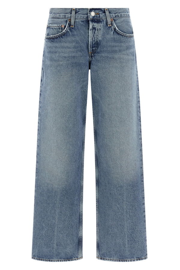 AGOLDE Low Rise Loose Jeans - Light Blue