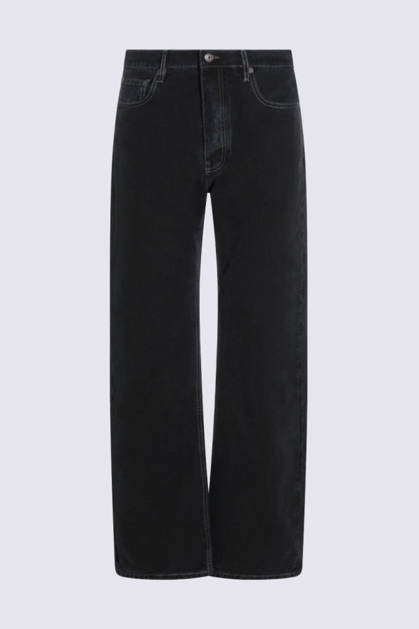 Off-White Cotton Pants - Black