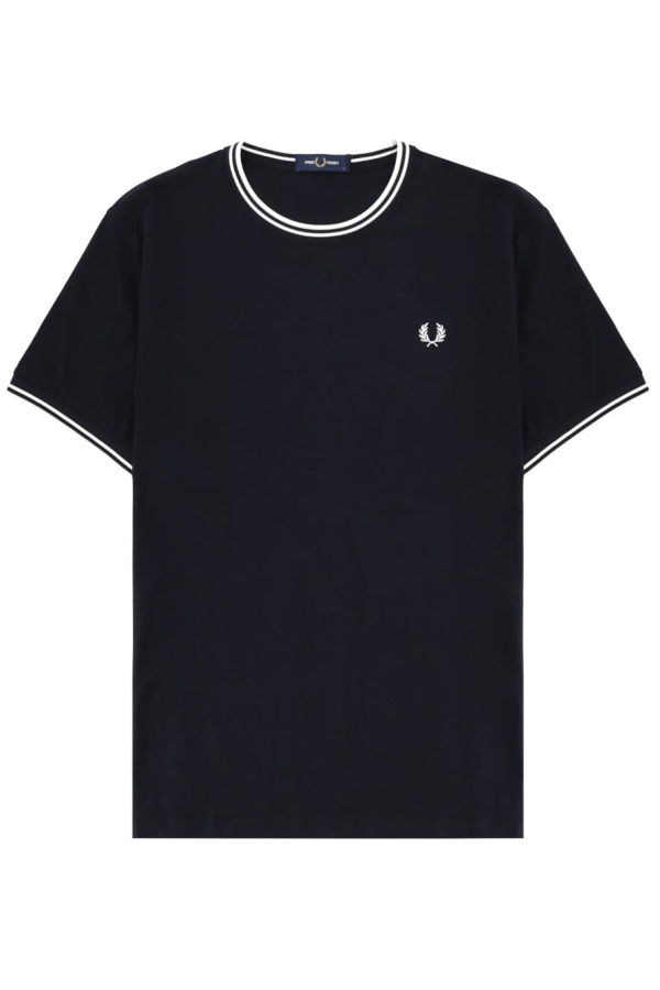 Fred Perry T-Shirt With Logo - Blue