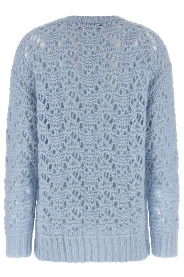 Fabiana Filippi Openwork Sweater - Light Blue