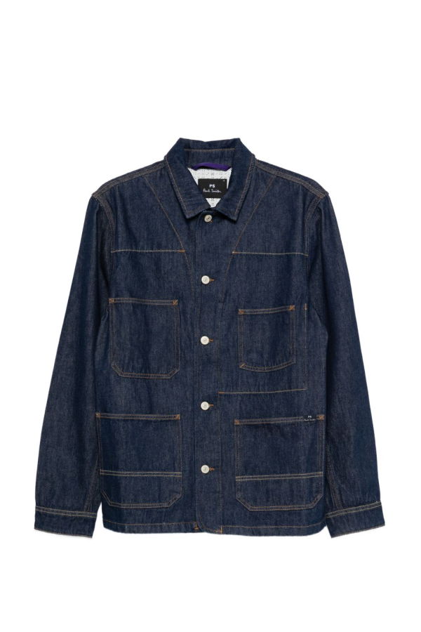 PAUL SMITH PS by Paul Smith Cotton Blazer - Blue