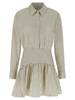 Staud Rocco Dress - White - Thumbnail 1