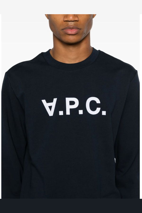 A.P.C. Sweatshirt - Blue/White