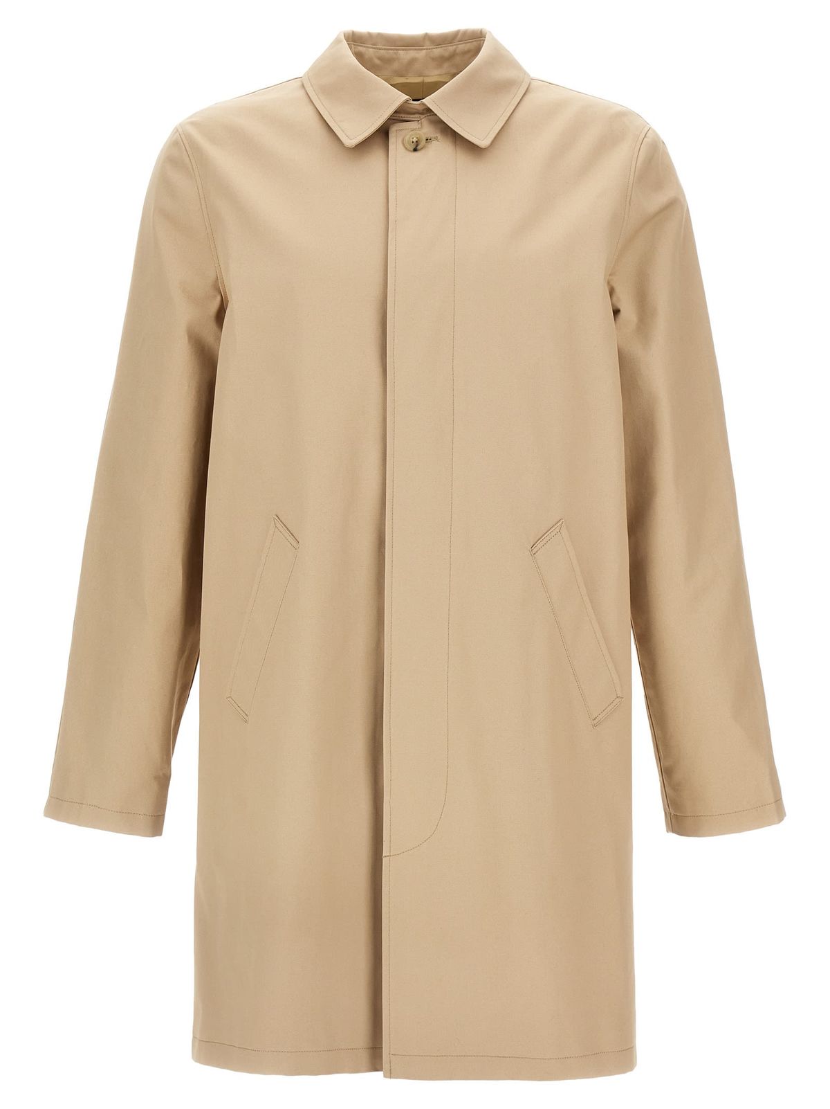 A.P.C. Mac Ville Trench Coat - Beige - Image 1 of 4