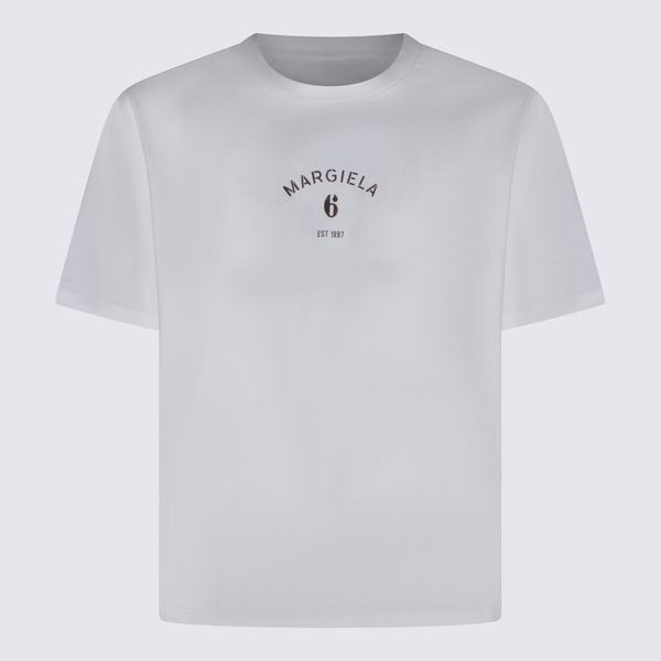 MM6 Maison Margiela Cotton T-Shirt - White MM6 Maison Margiela Cotton T-Shirt - White