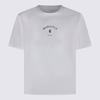 MM6 Maison Margiela Cotton T-Shirt - White - Thumbnail 1