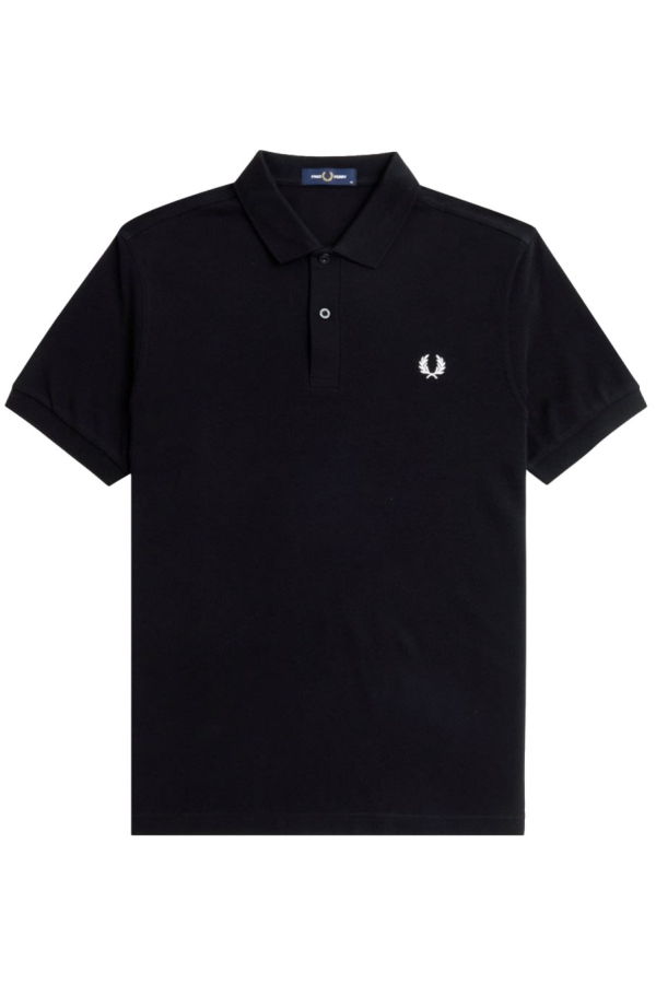 Fred Perry Polo With Logo Polo Shirt - Black