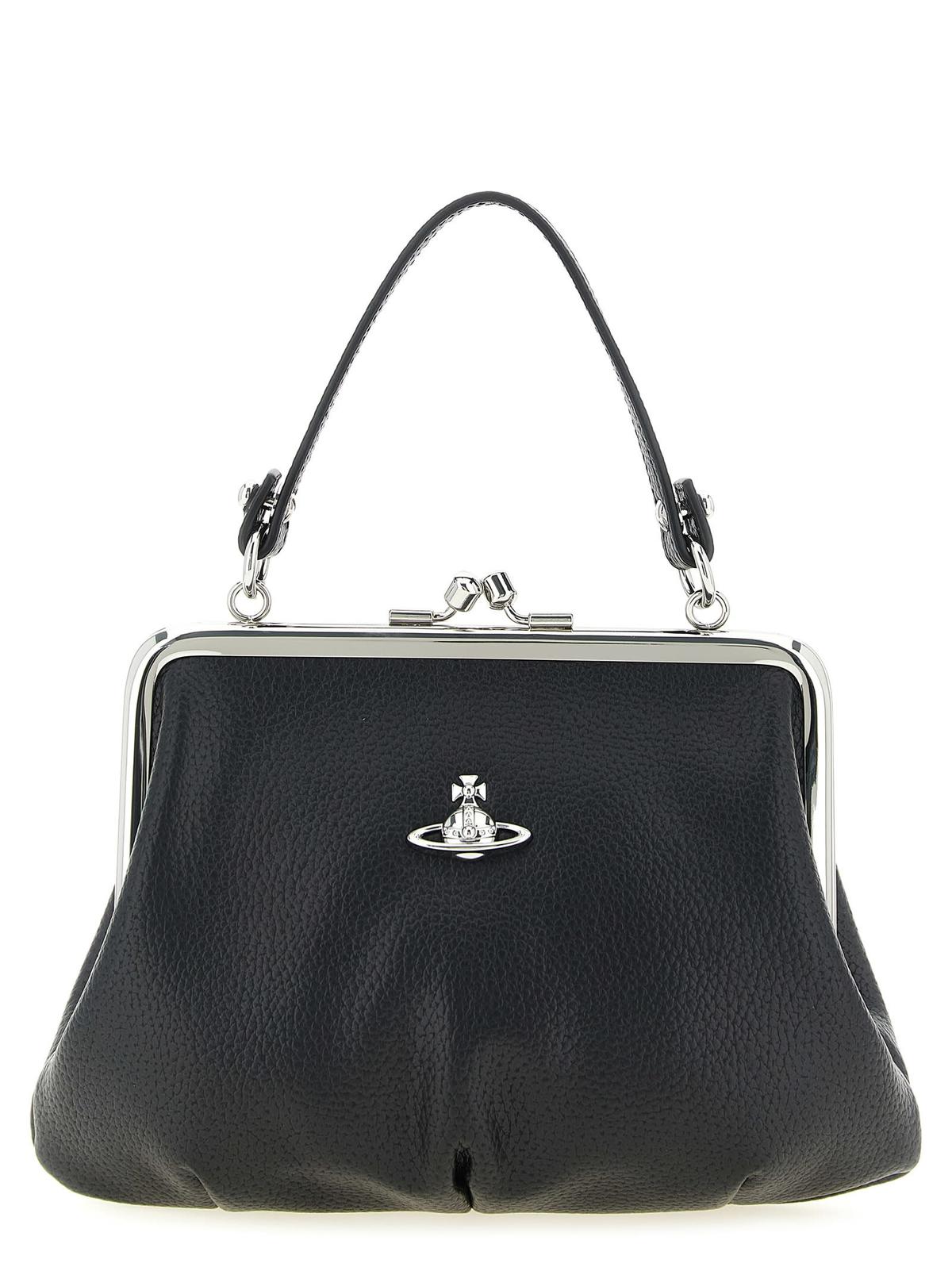 Vivienne Westwood Granny Frame Handbag - Black - Image 1 of 4