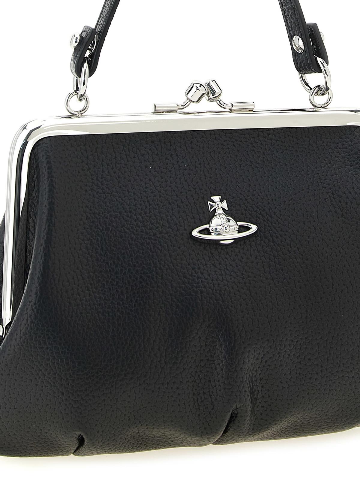 Vivienne Westwood Granny Frame Handbag - Black - Image 3 of 4