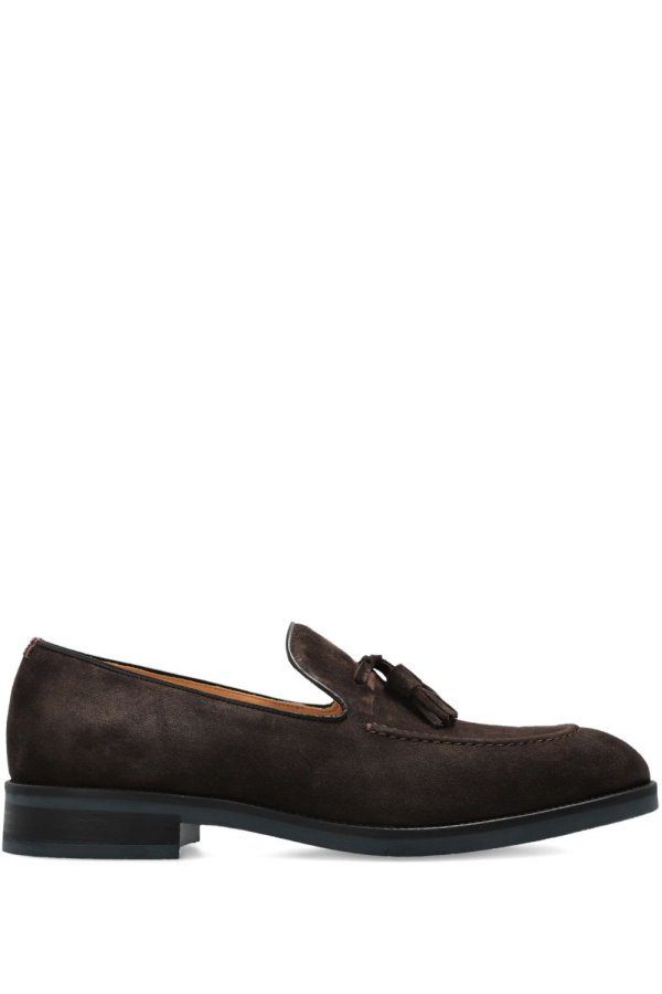 PAUL SMITH Suede Leather Loafers - Brown