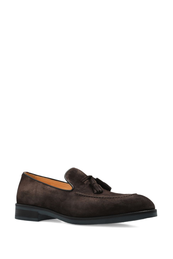 PAUL SMITH Suede Leather Loafers - Brown