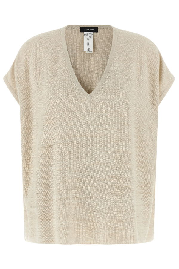 Fabiana Filippi Lam Thread Sweater - Gold