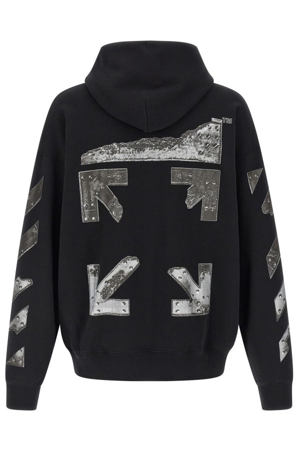 Off-White Metal Arrow Skate Hoodie - Black