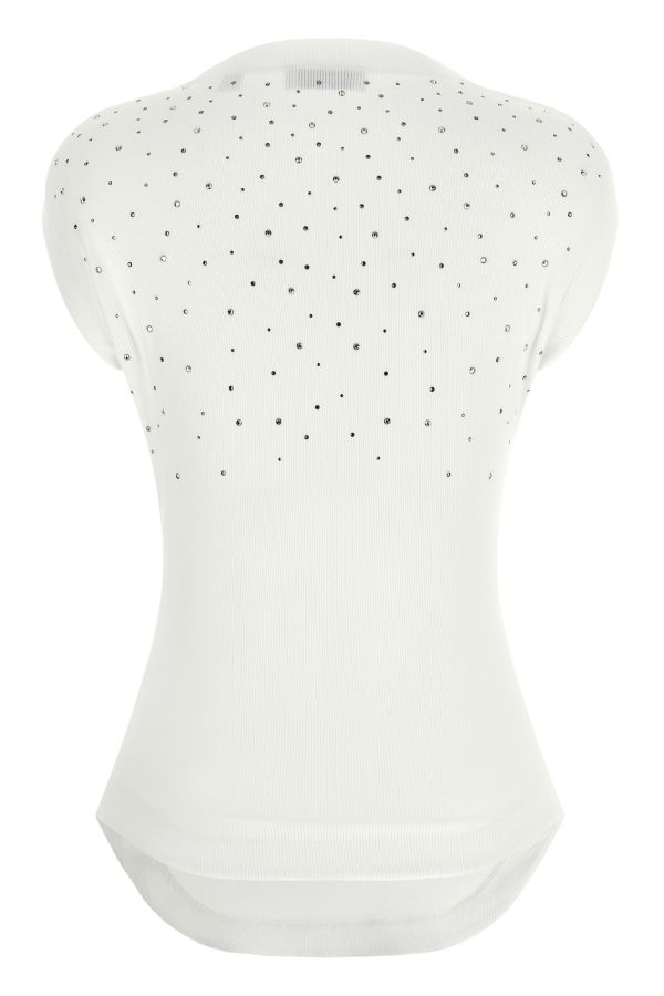 Off-White Swarovski Top - White