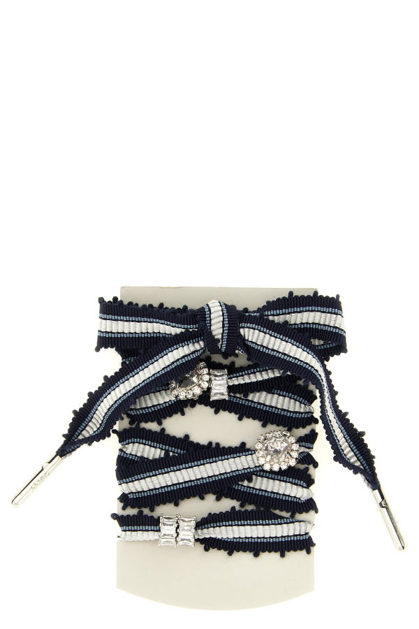 Golden Goose Skin Vintage Shoelaces - White/Black