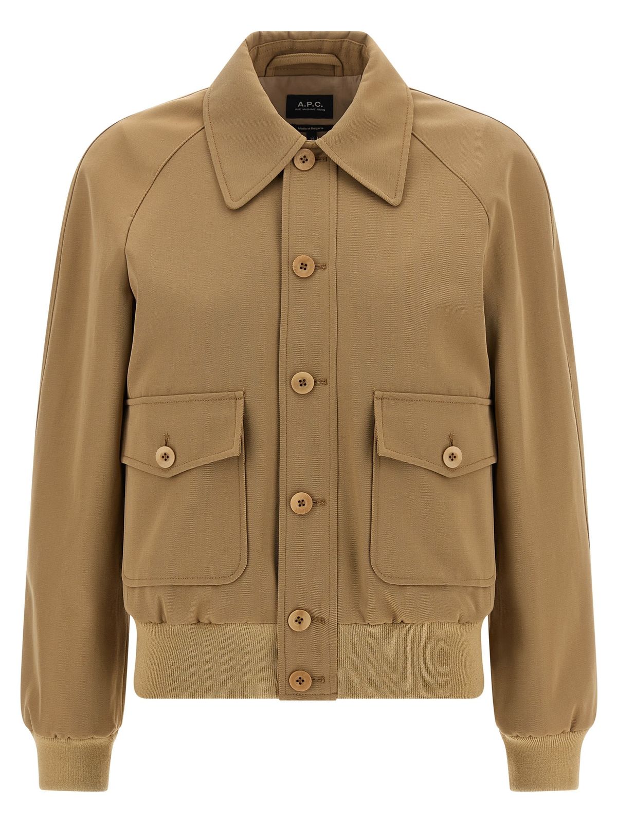 A.P.C. Cotton And Wool Jacket - Beige - Image 1 of 4