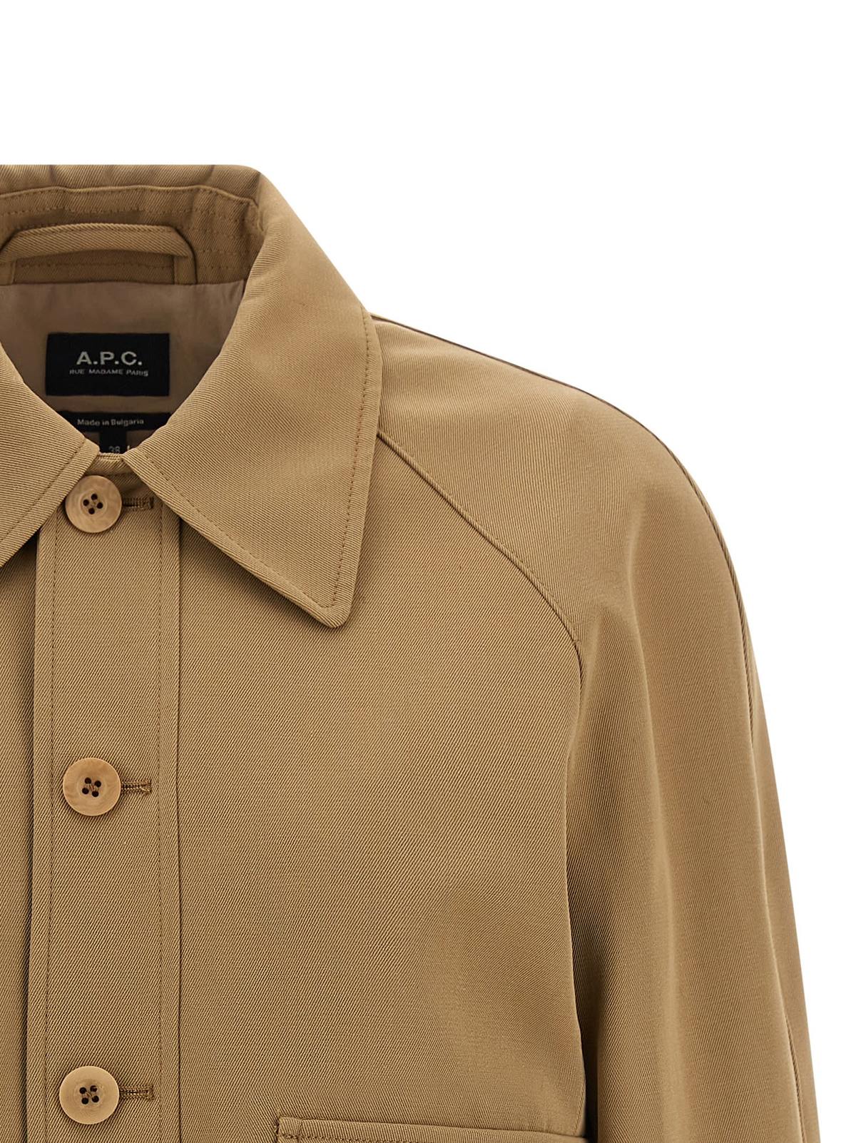 A.P.C. Cotton And Wool Jacket - Beige - Image 3 of 4