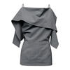 MM6 Maison Margiela Top Tank Top - Gray - Thumbnail 1