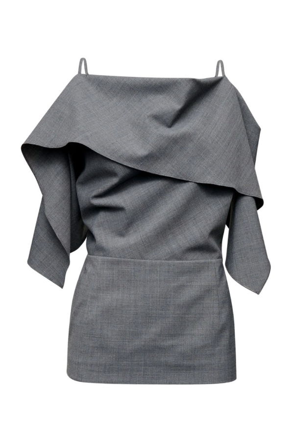 MM6 Maison Margiela Top Tank Top - Gray