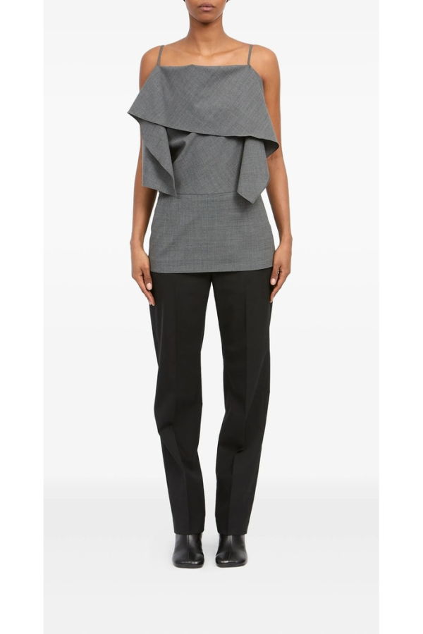 MM6 Maison Margiela Top Tank Top - Gray