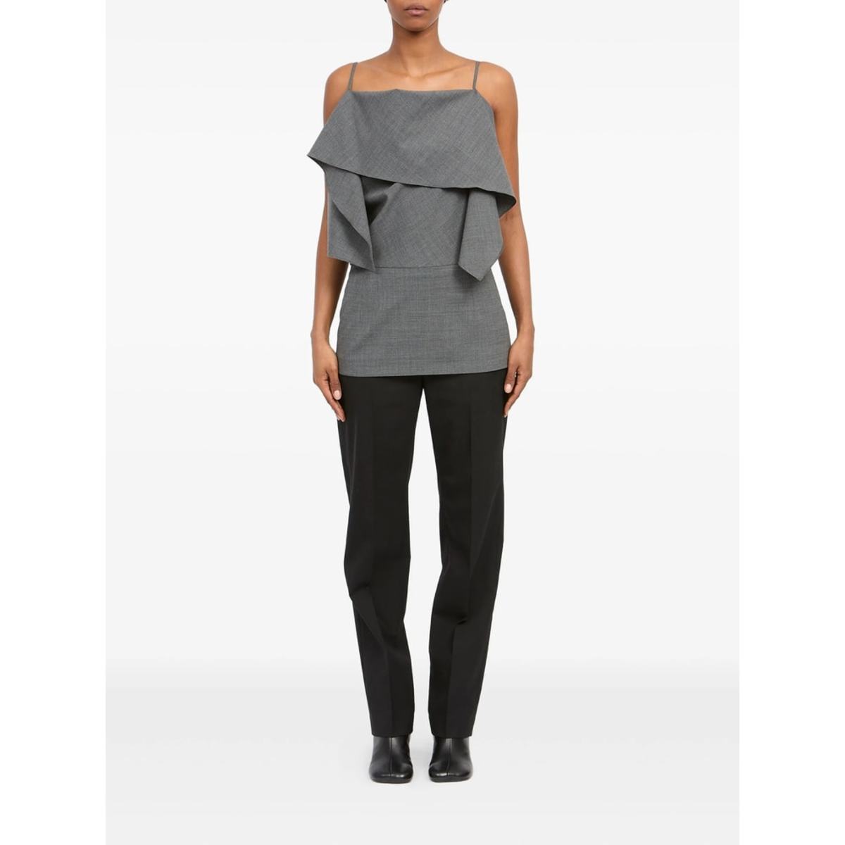 MM6 Maison Margiela Top Tank Top - Gray - Image 2 of 5