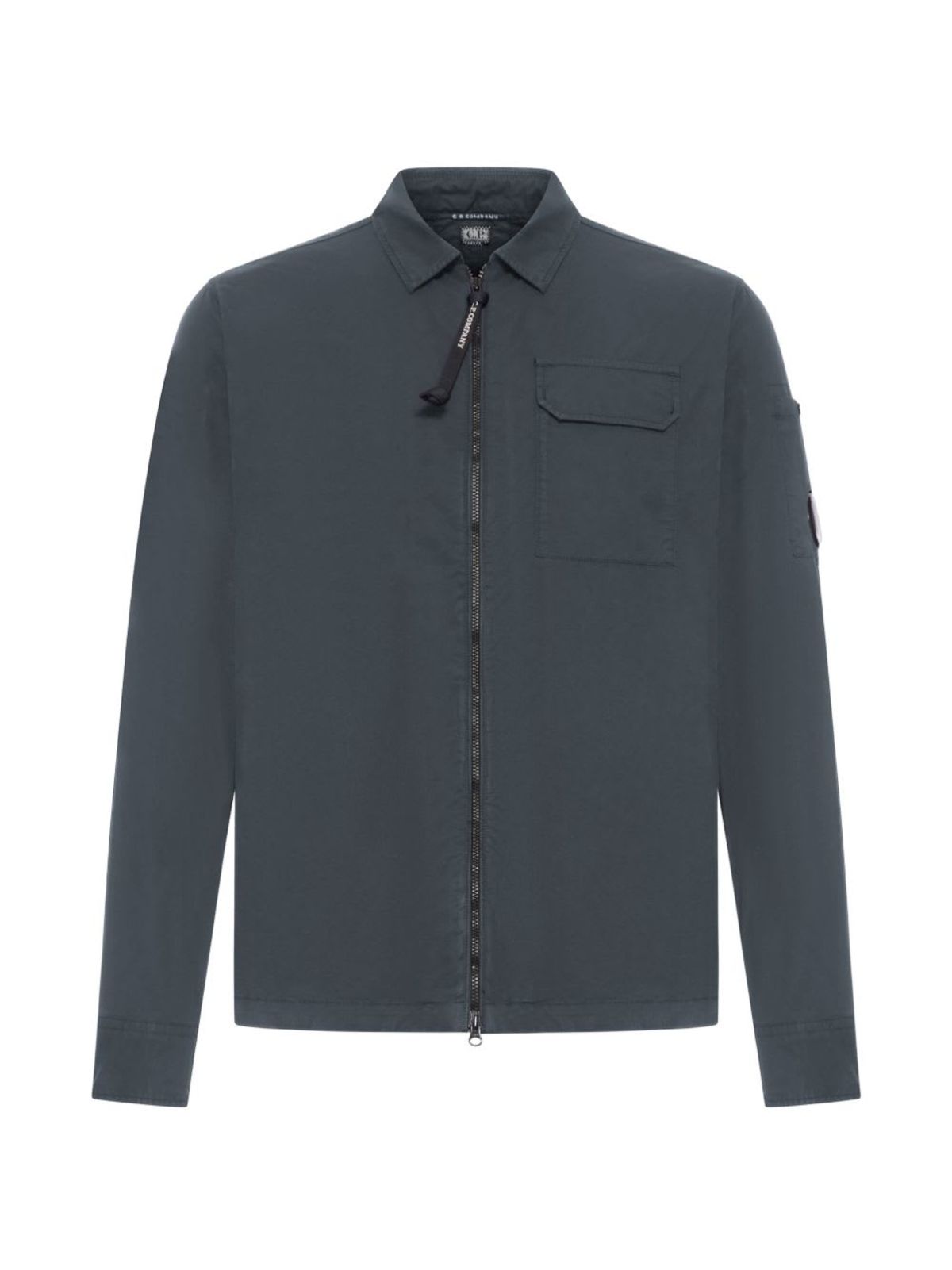 C.P. Company Organic Cotton Overshirt Jacket - Gray - Image 1 of 2