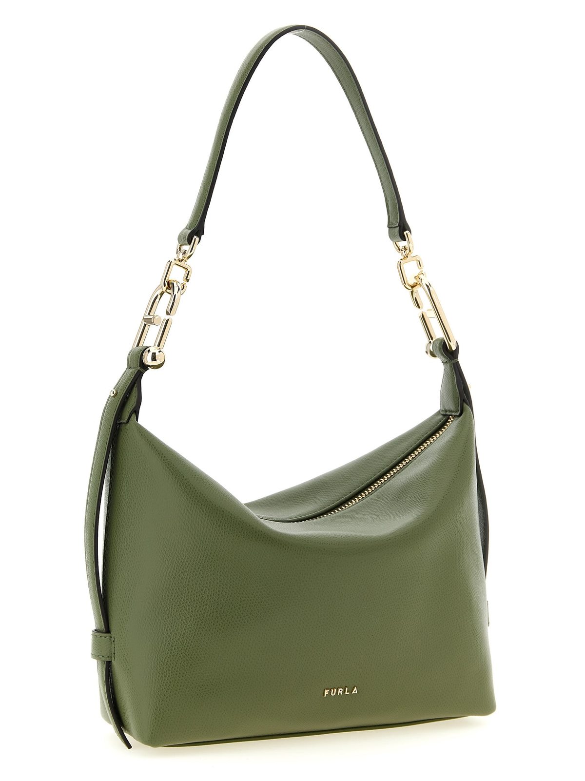 Furla Tonie Mignon Shoulder Bag - Green - Image 3 of 4