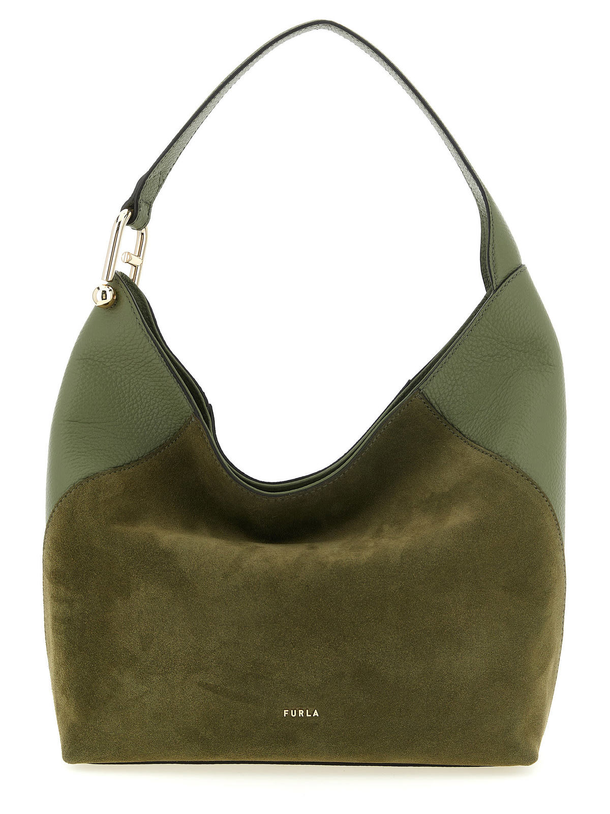 Furla Lara Medium Shoulder Bag - Green - Image 1 of 4