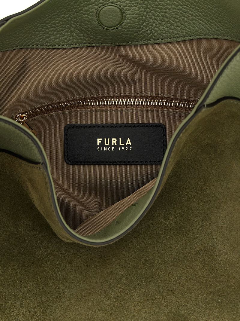 Furla Lara Medium Shoulder Bag - Green