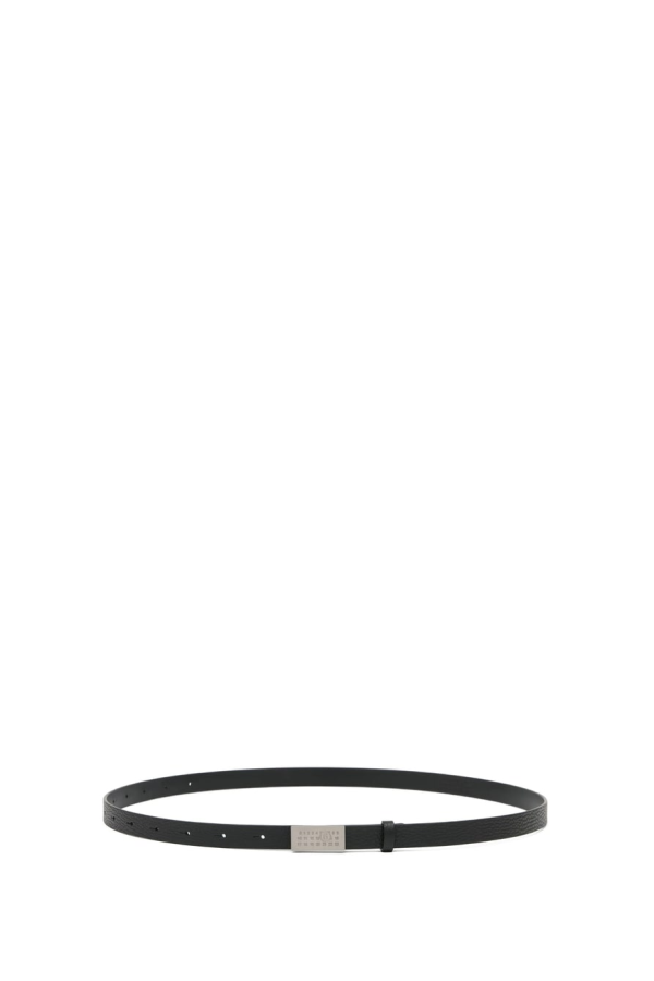 MM6 Maison Margiela Belt - Black/Silver