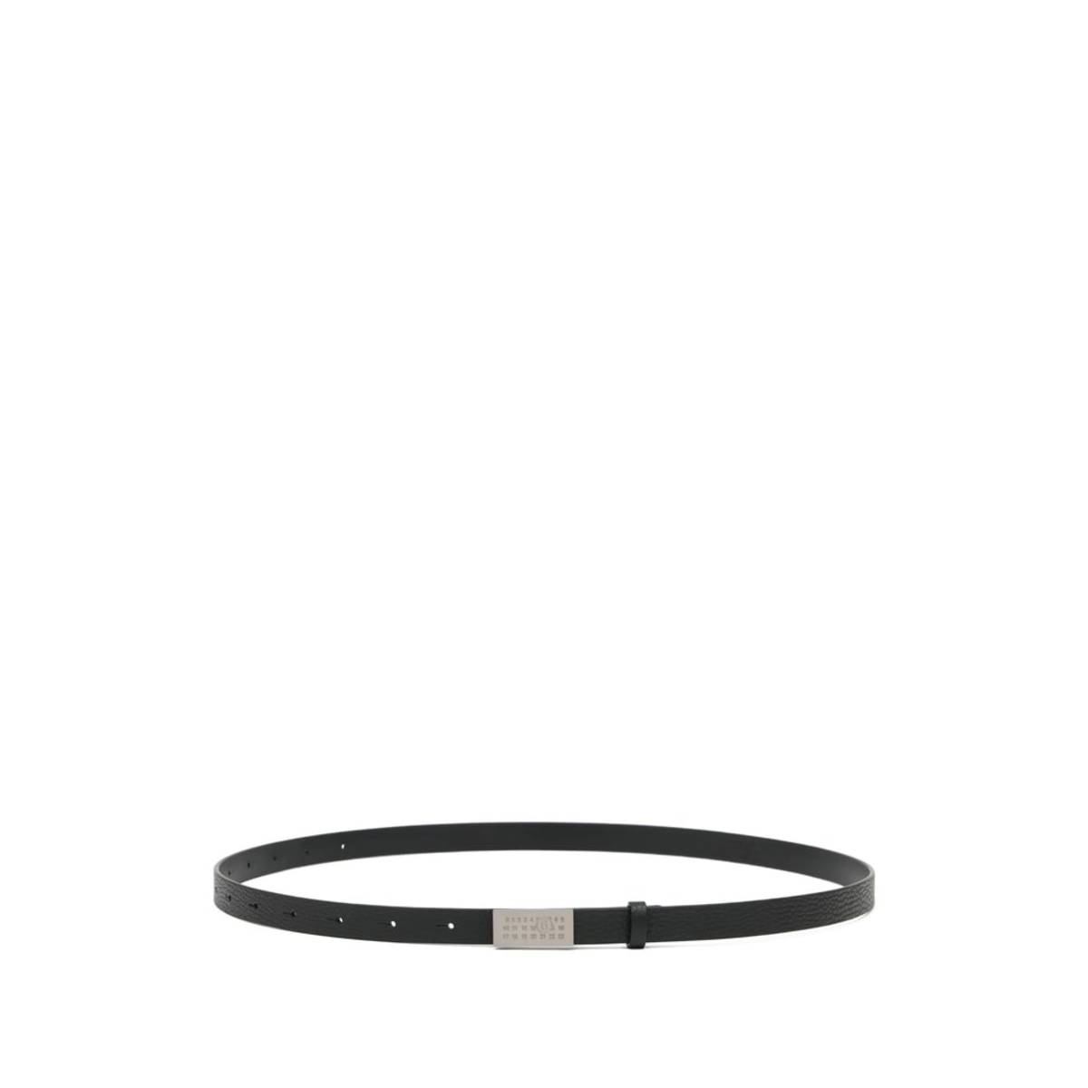 MM6 Maison Margiela Belt - Black/Silver - Image 1 of 3