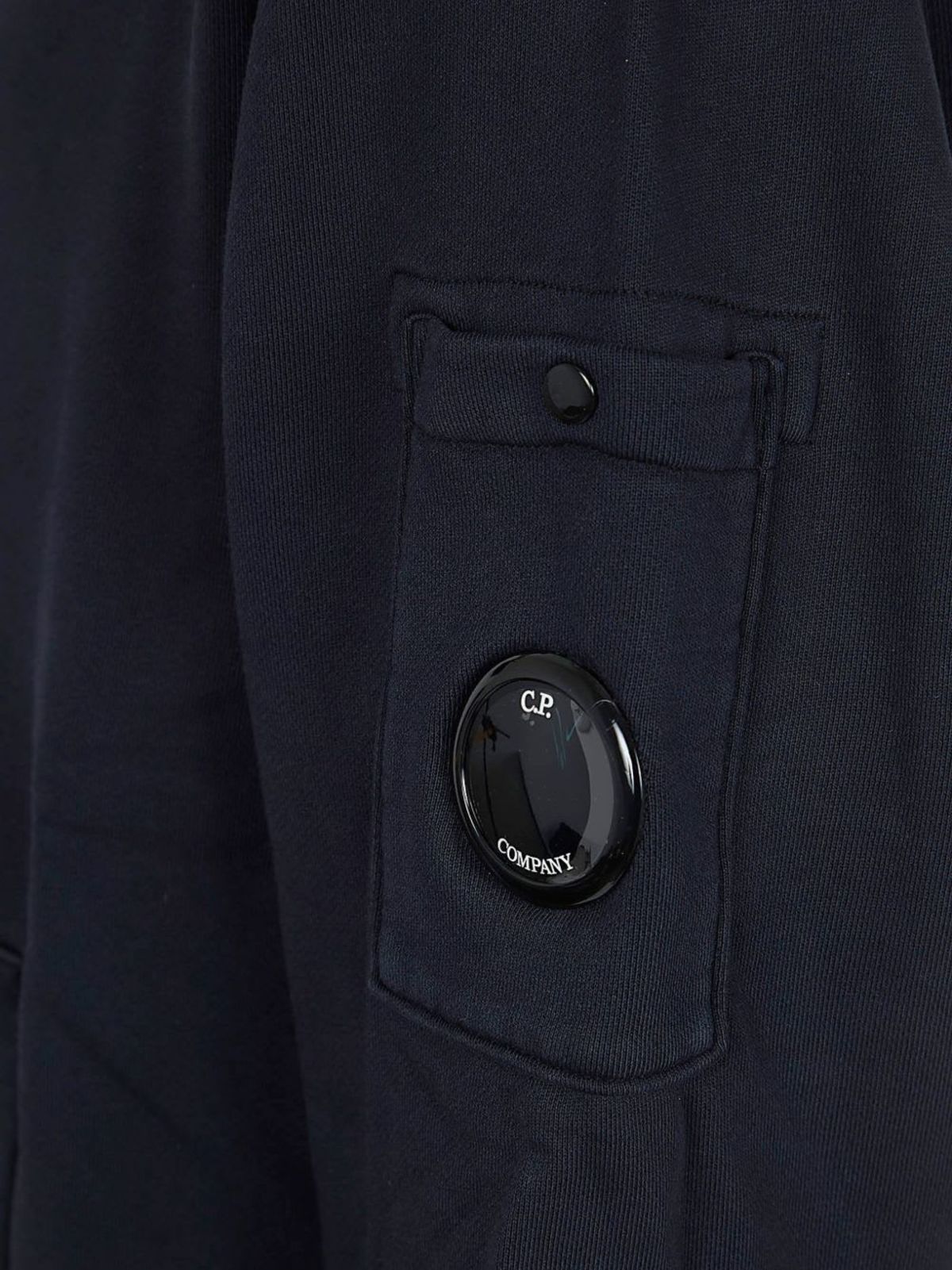 C.P. Company Cotton Hoodie - Blue - Image 2 of 3