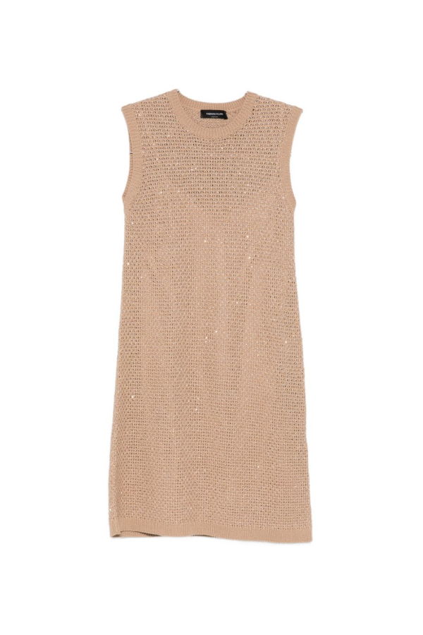 Fabiana Filippi Short Dress - Beige