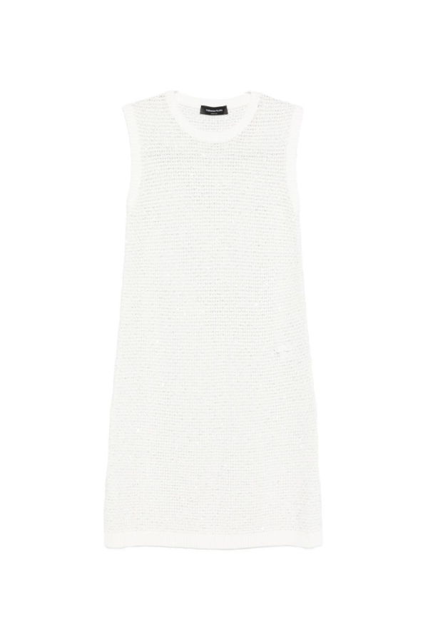 Fabiana Filippi Cotton Mini Dress - White