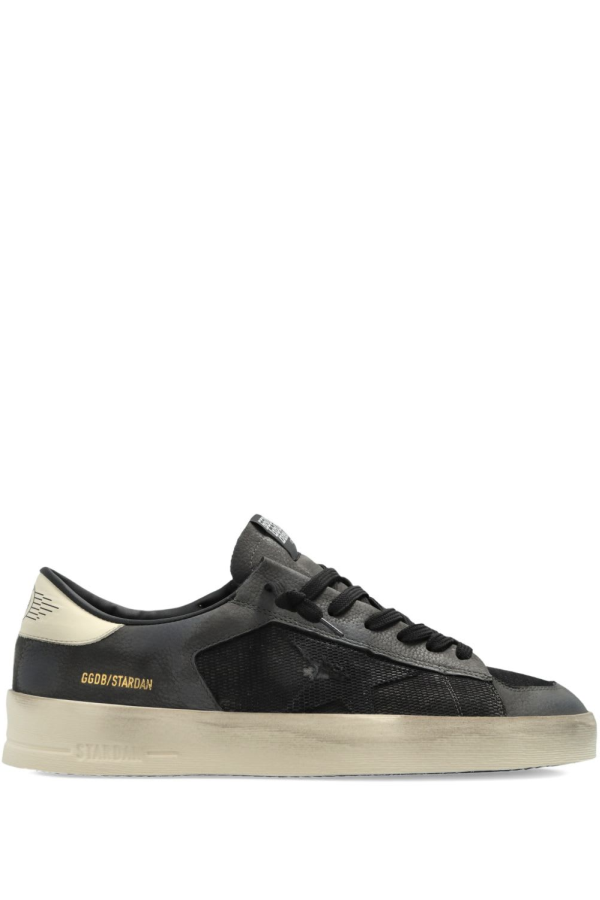 Golden Goose Stardan Leather Sneakers - Gray