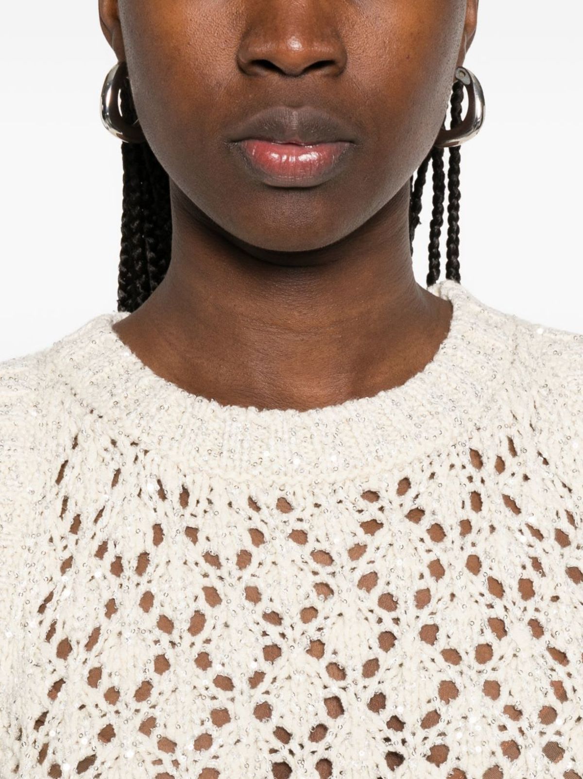 Fabiana Filippi Sleeveless Tank Top - White - Image 5 of 5