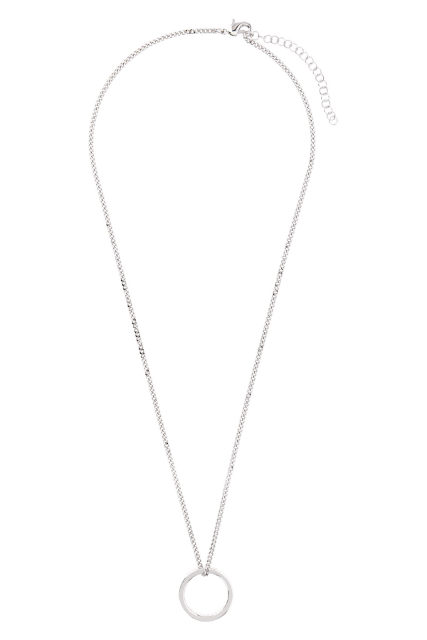 MM6 Maison Margiela Numeric Signature MM6 Necklace - Silver