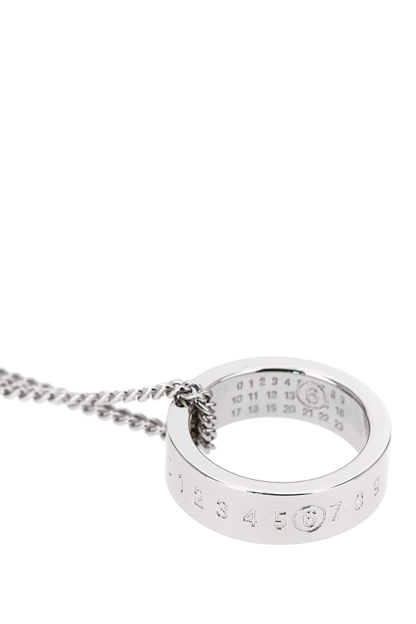MM6 Maison Margiela Numeric Signature MM6 Necklace - Silver