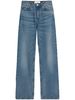 Ami Alexandre Mattiussi Large Fit Denim Jeans - Clear Blue - Thumbnail 1