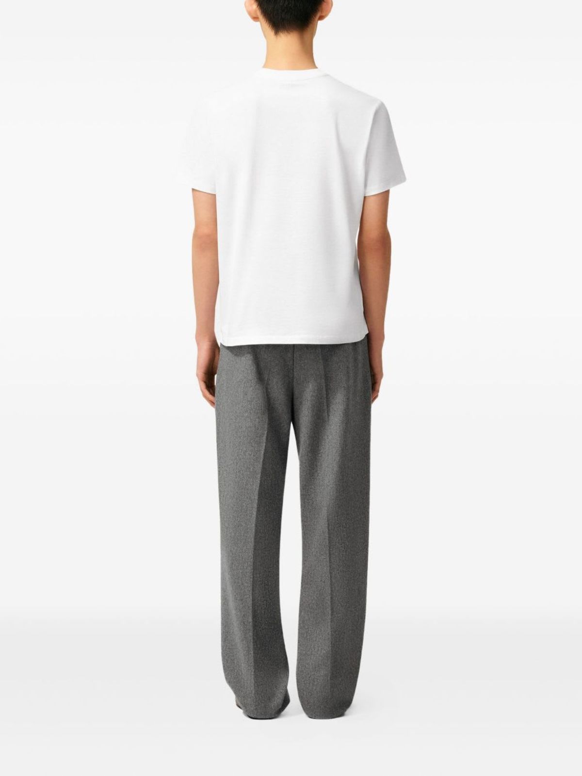 Ami Alexandre Mattiussi Ami De Coeur Cotton T-Shirt - White - Image 2 of 5