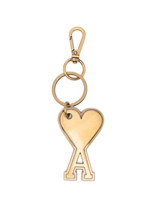 Ami Alexandre Mattiussi Ami De Coeur Keyring - Golden