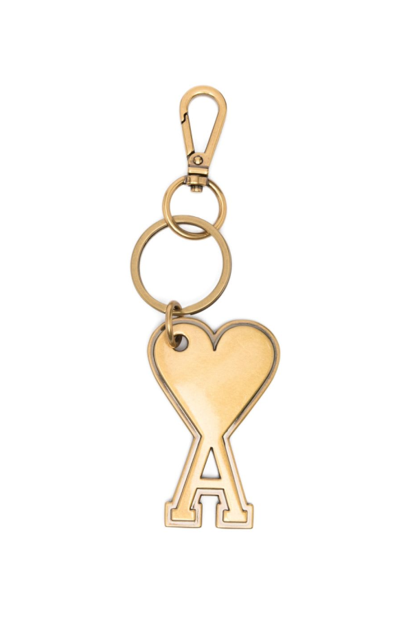 Ami Alexandre Mattiussi Ami De Coeur Keyring - Golden