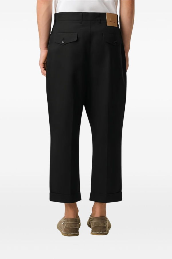 Ami Alexandre Mattiussi Cotton Trousers - Black